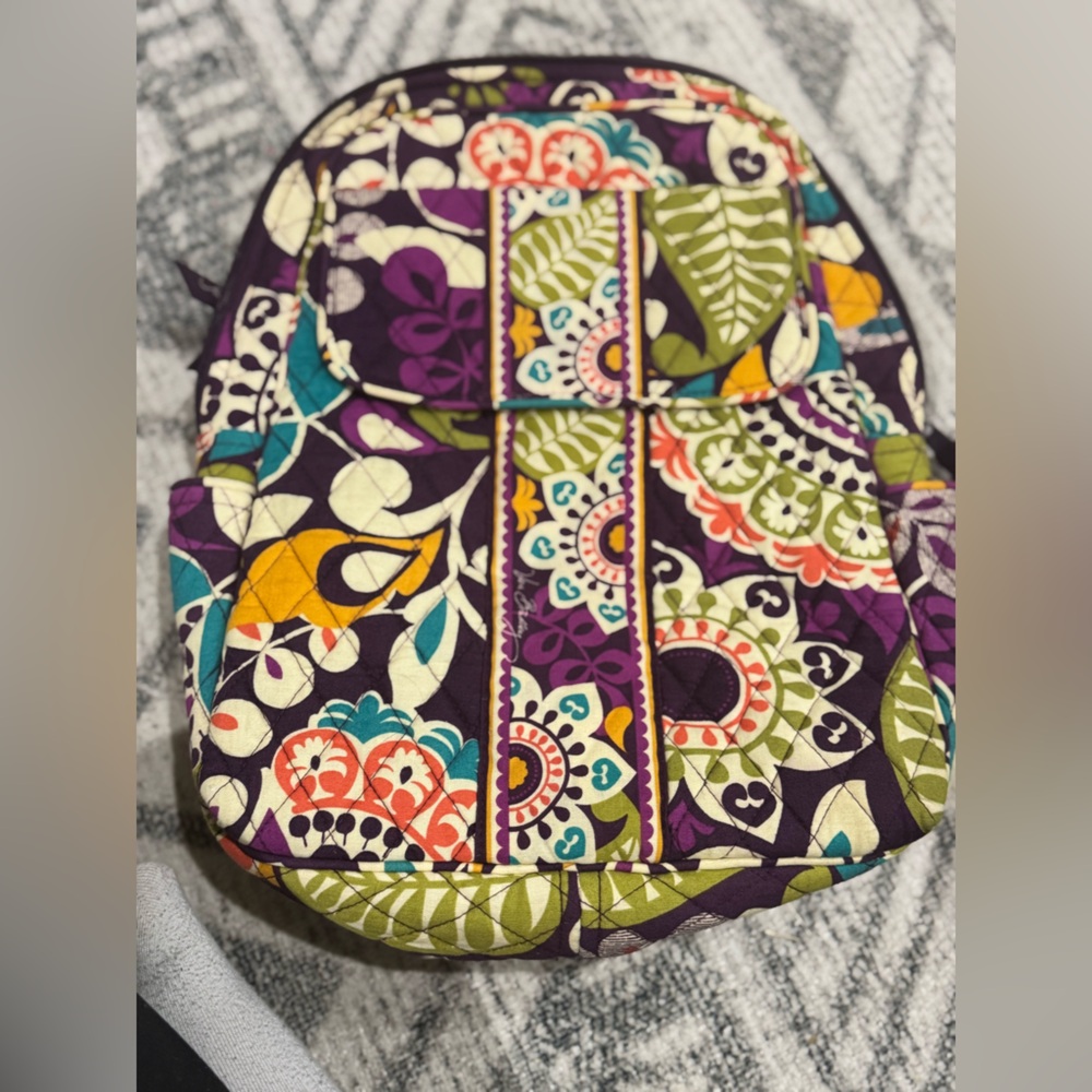 Vera Bradley Multicolor Patterned Backpack